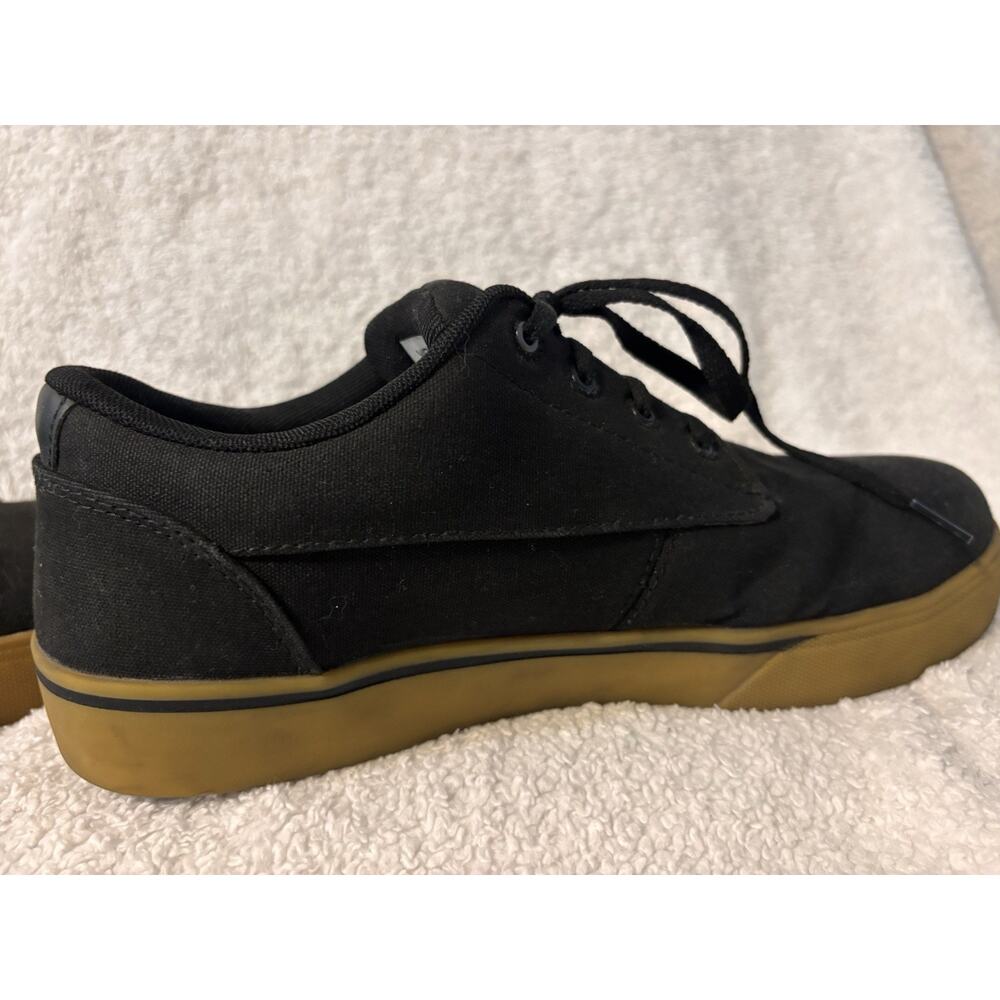 Volcom Safety Shoes Mens 10.5 Black Canvas Gum Sole Skate Work Sneakers ASTM - Picture 4 of 9